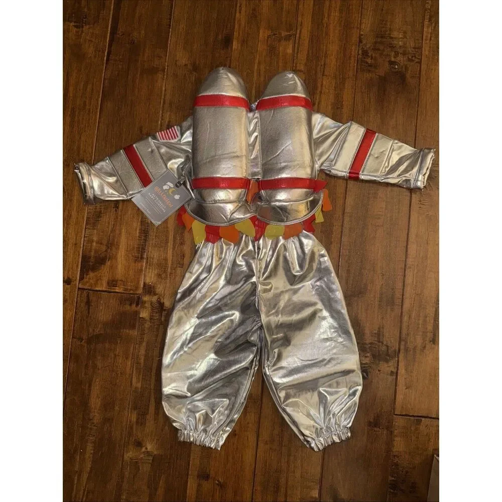 NWT Pottery Barn Kids ASTRONAUT Halloween Costume Space Suit Size 12-24 Months